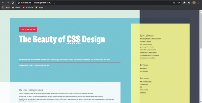 آموزش طراحی سایت با css
