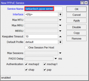 کانفیگ کردن pppoe client در روتر میکروتیک